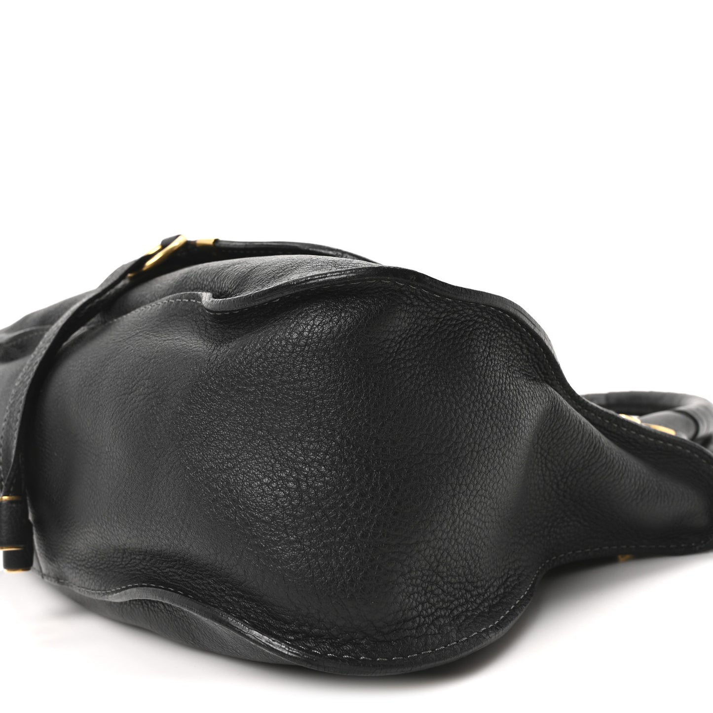 Calfskin Medium Marcie Satchel Black