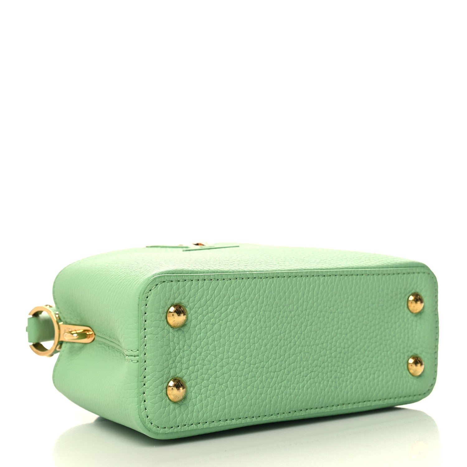 Louis Vuitton Taurillon Mini Capucines Vert Pomme 4 of 11