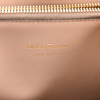 Salvatore Ferragamo Calfskin Studio Bag Caraway Seed 6 of 10