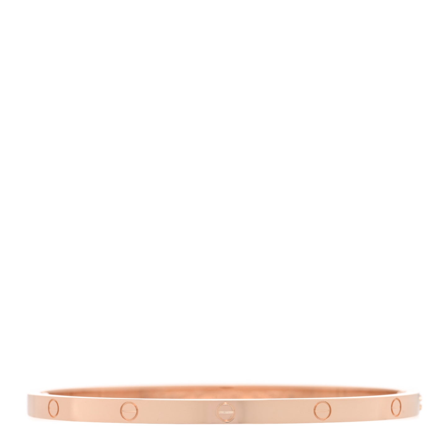 18K Pink Gold Small LOVE Bracelet 17
