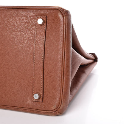 Hermes Vache Liegee Birkin 35 Noisette 9 of 43