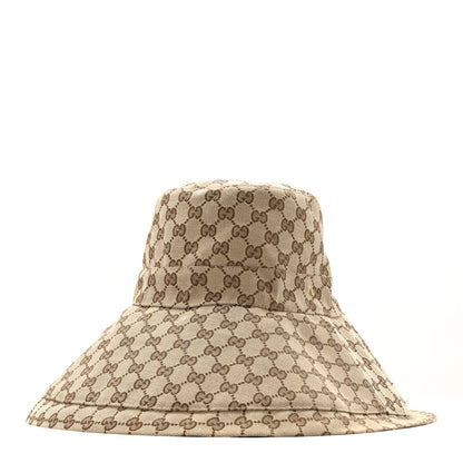 Gucci Monogram Wide Brim Hat L Beige 1 of 11