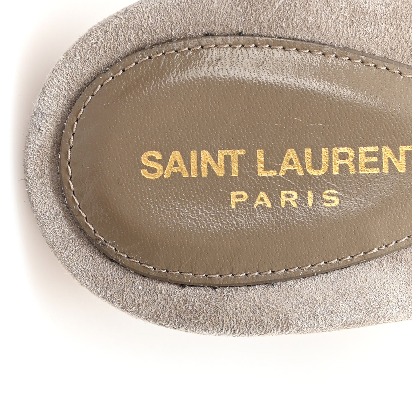 Suede Faux Fur La 16 Mule Sandals 40 Gris Clair