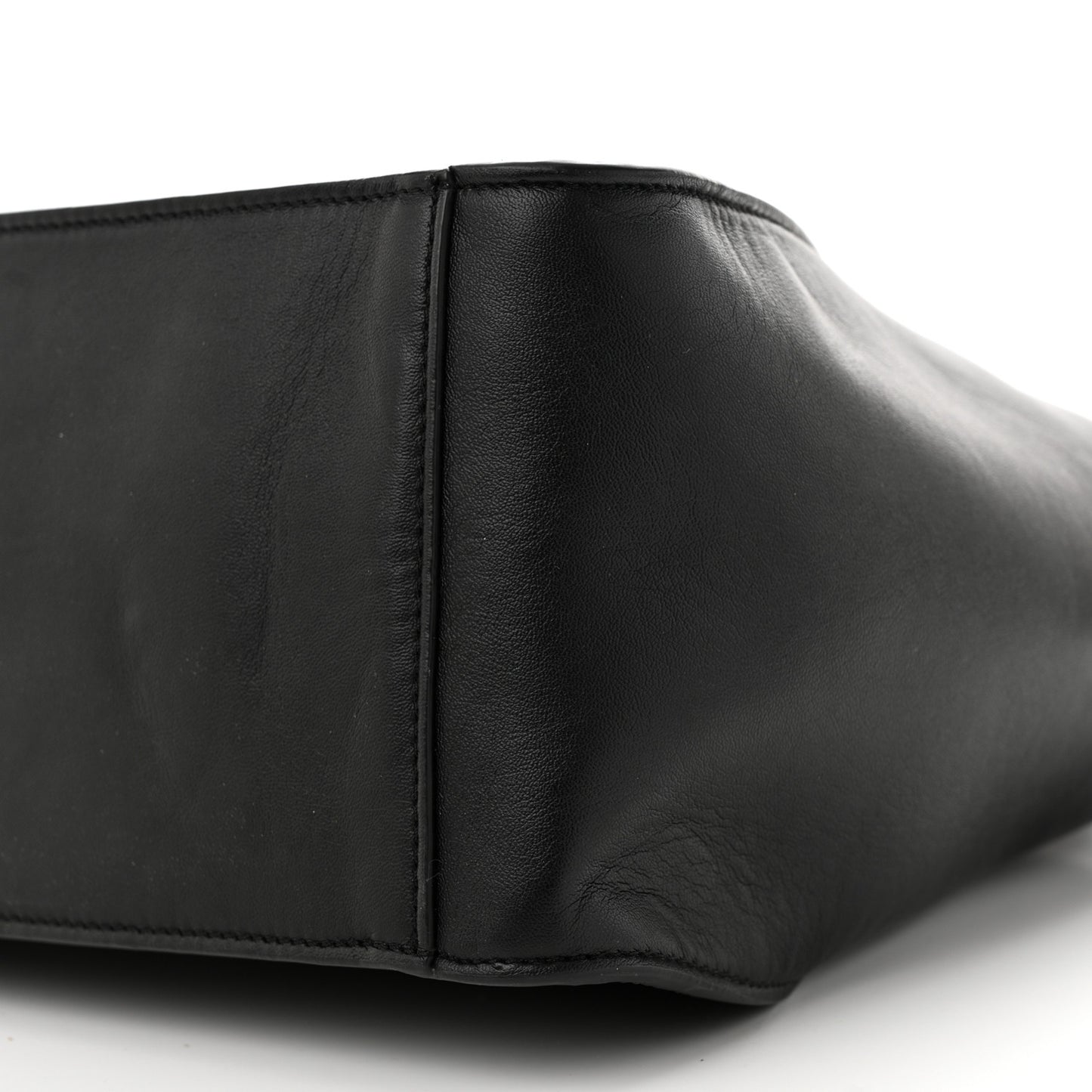 Eco Alter Nappa East West Perforated Tote Black