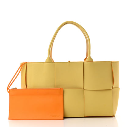 Bottega Veneta Nappa Intrecciato Medium Arco Tote Butter Tangerine 2 of 10