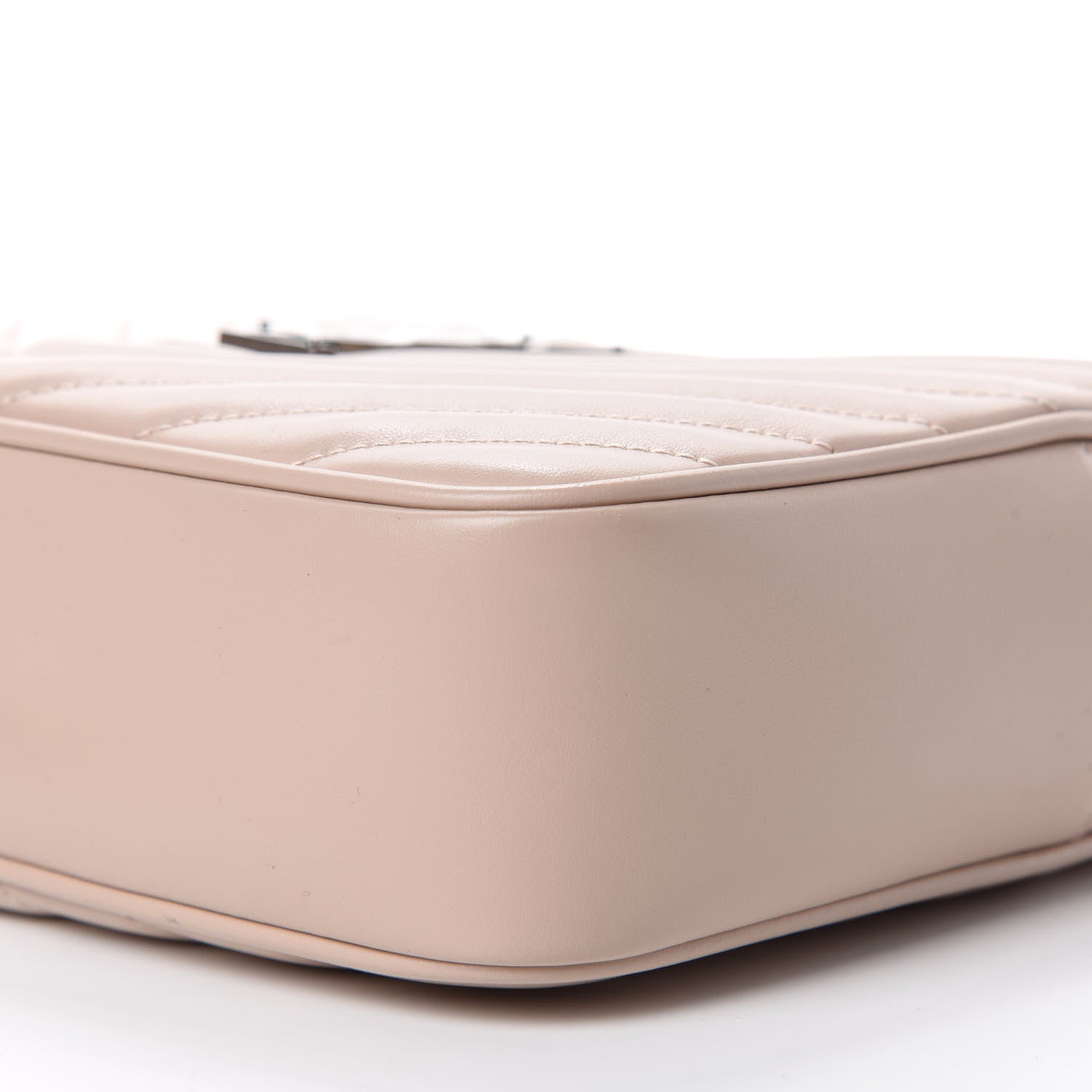 Saint Laurent Calfskin Matelasse Monogram Lou Camera Bag Marble Pink 7 of 10