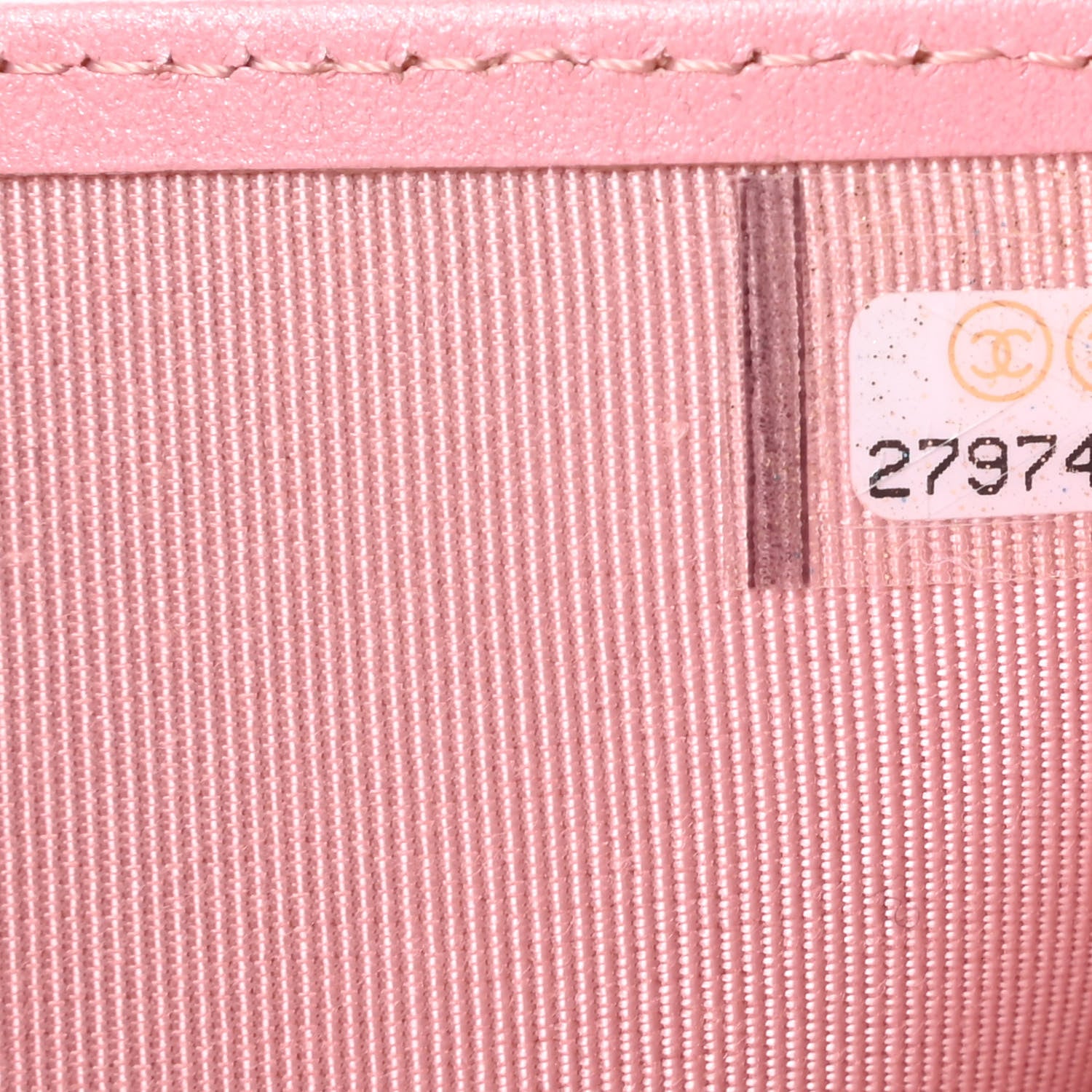 Chanel Iridescent Caviar Quilted Compact Flap Wallet Pink 8 of 9