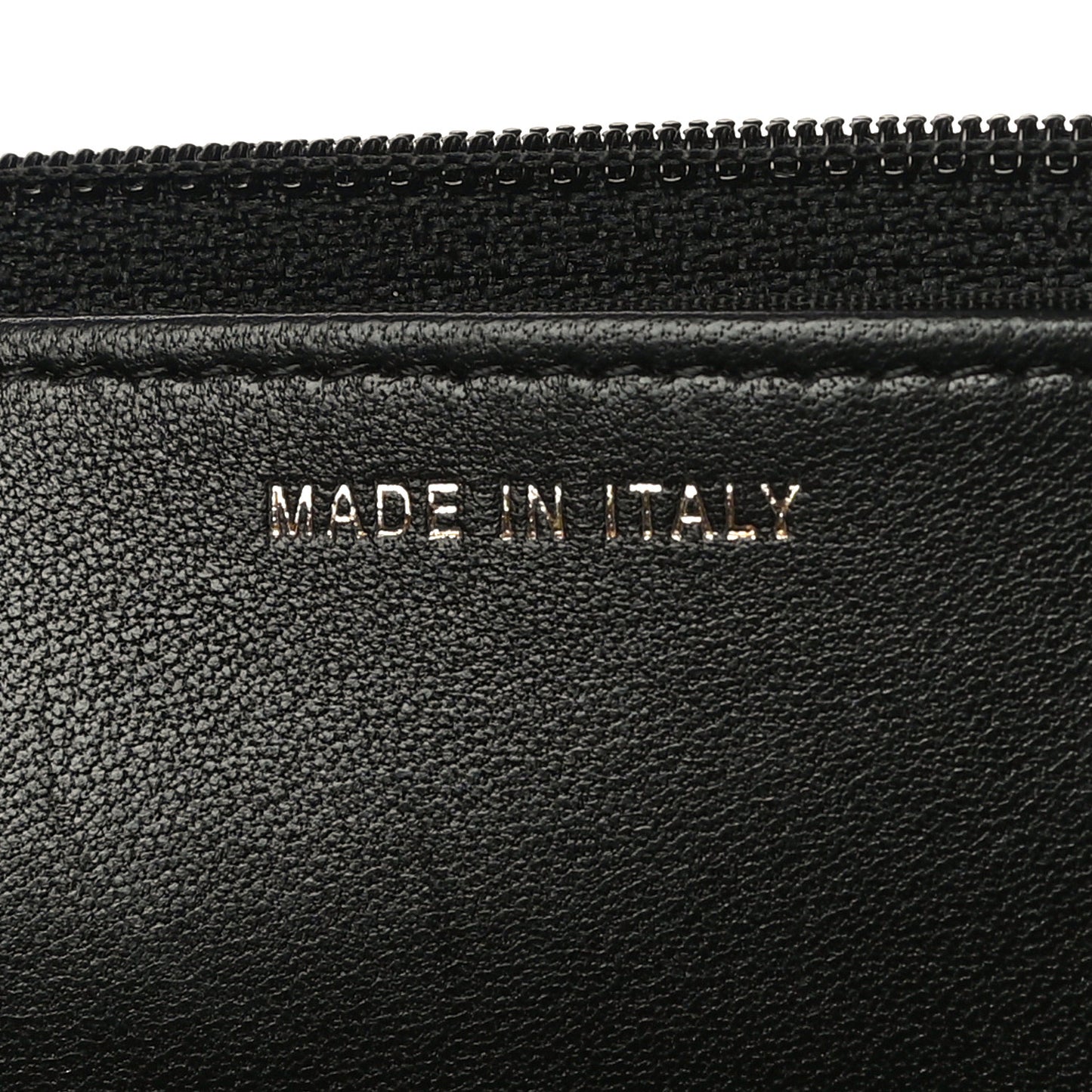 Lambskin Quilted Trendy CC Wallet On Chain WOC Black