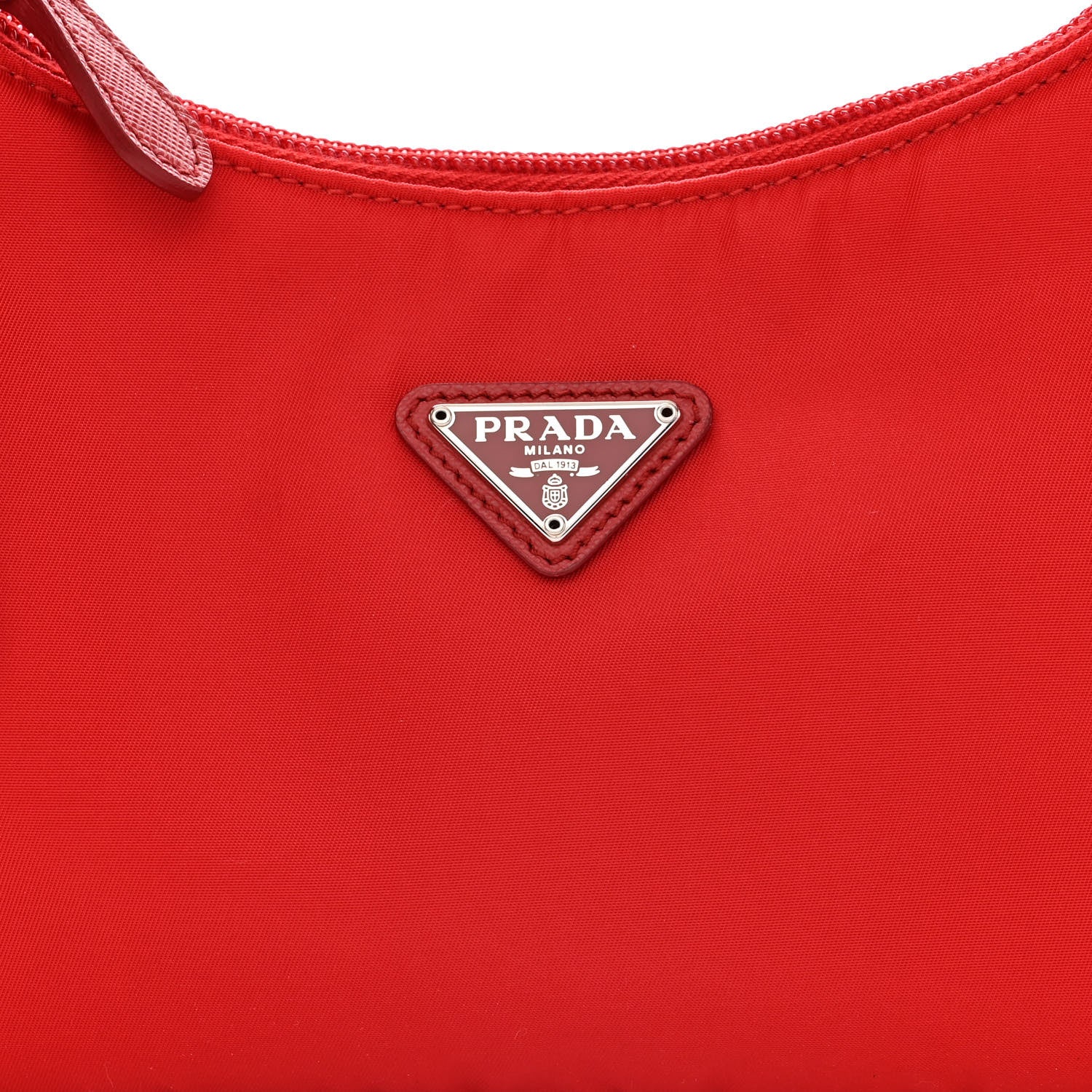 Prada Tessuto Nylon Mini Re-Edition 2000 Bag Rosso 10 of 13