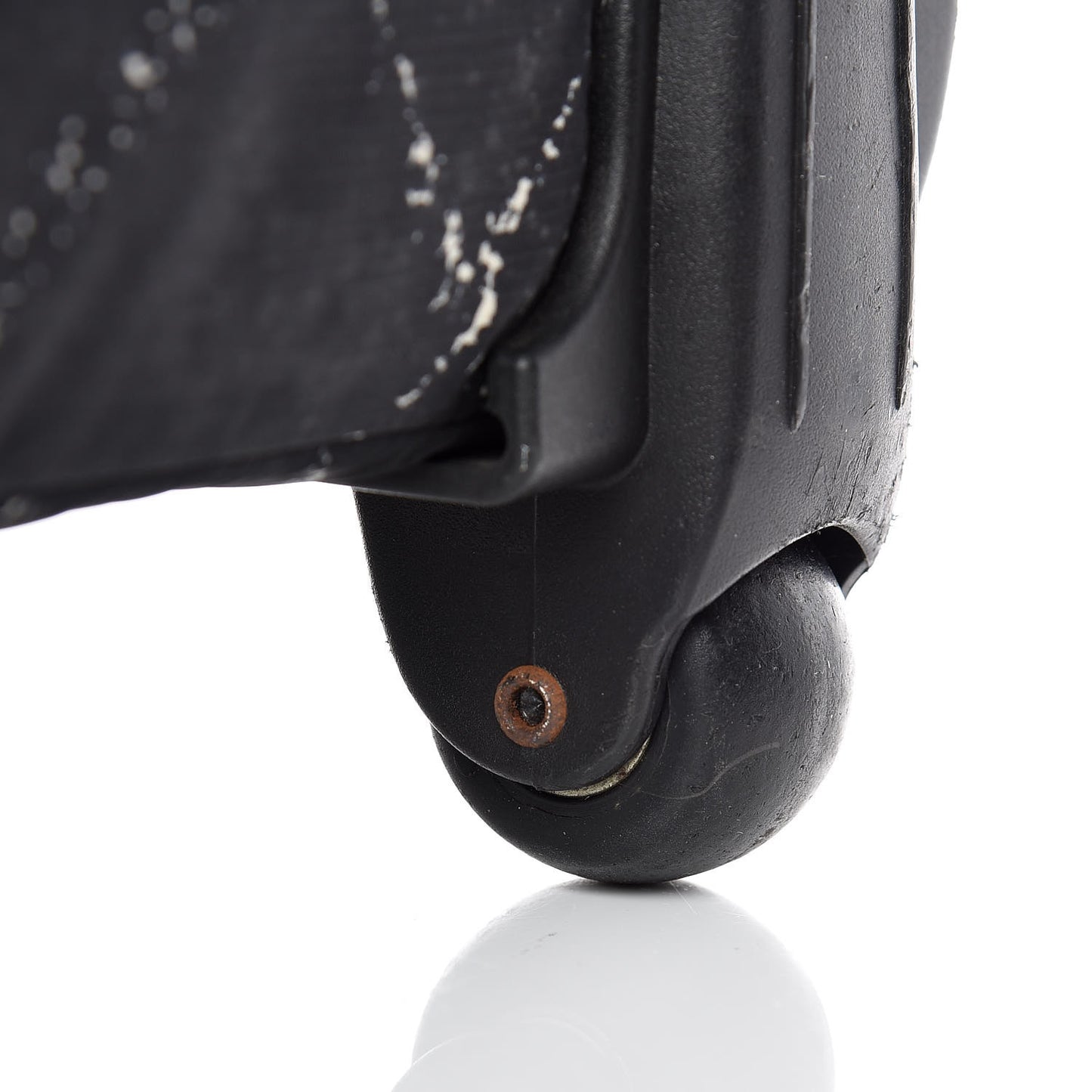 Nylon Travel Trolley Rolling Luggage Black