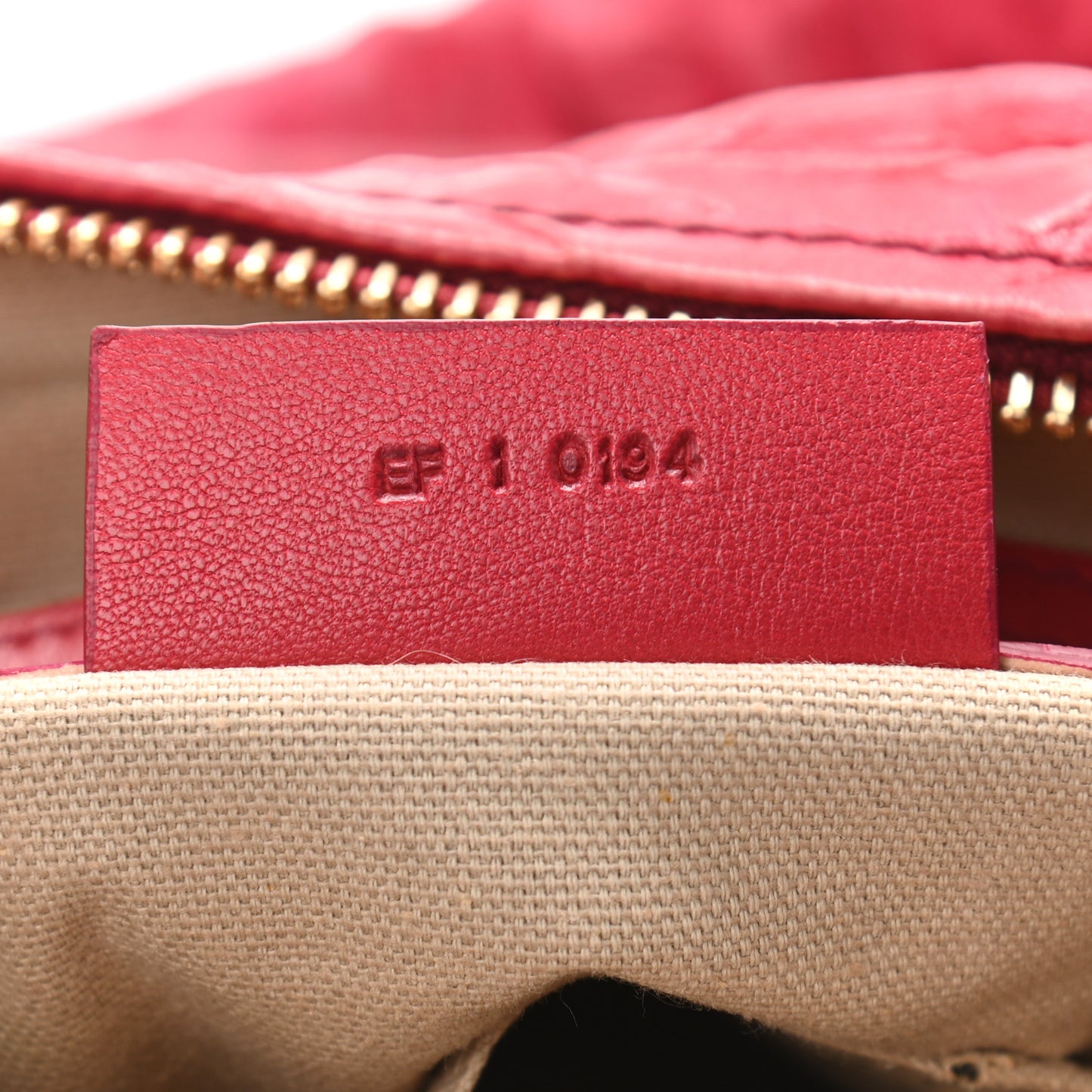 Tumbled Sheepskin Medium Pandora Red