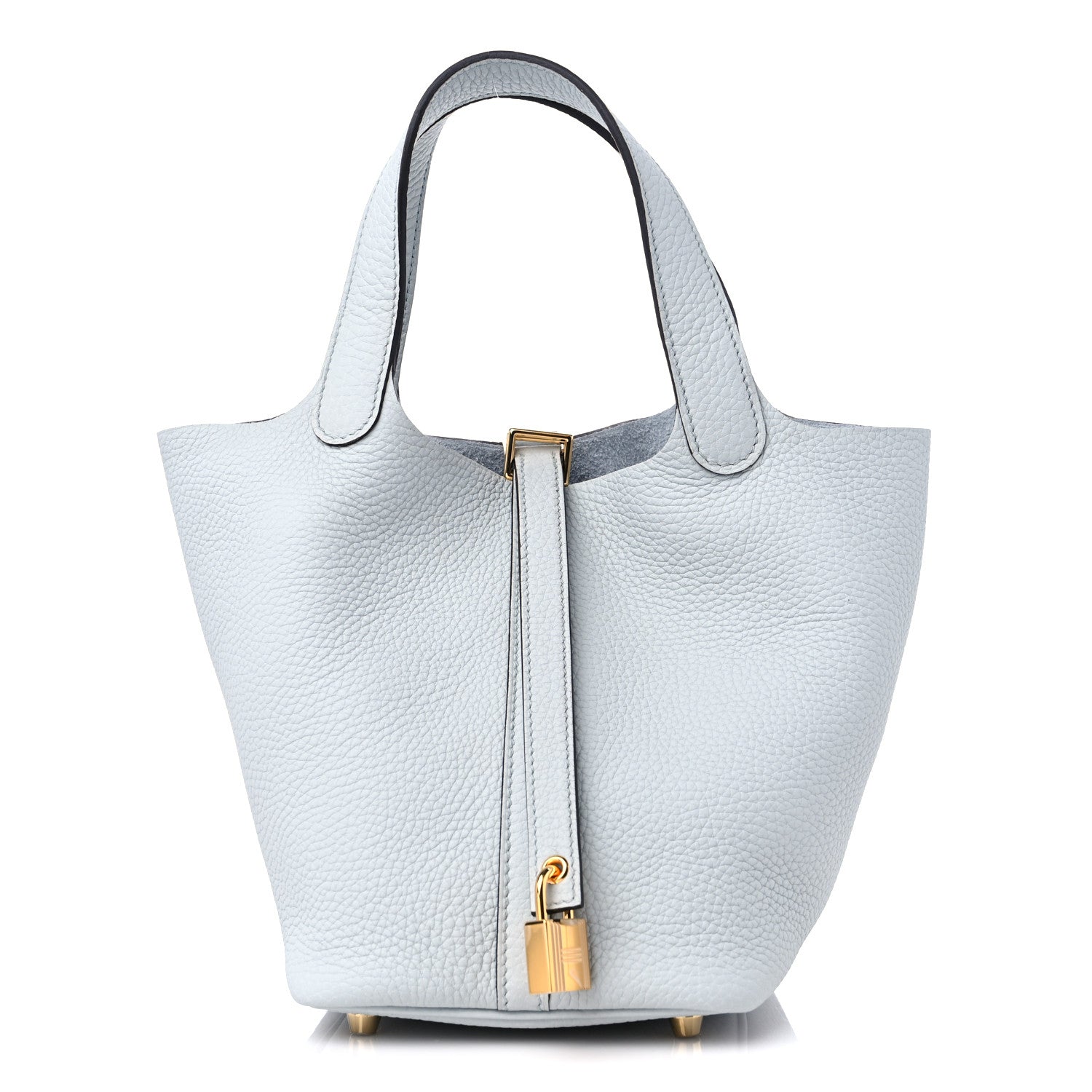 Hermes Taurillon Clemence Picotin Lock 18 PM Bleu Pale 1 of 10