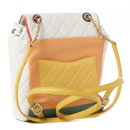 Chanel Lambskin Quilted Small Cuba Urban Spirit Backpack White 3 of 10