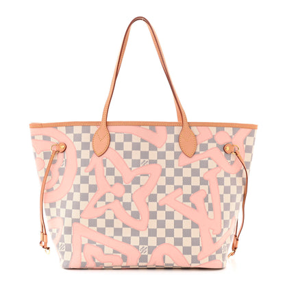 Louis Vuitton Damier Azur Tahitienne Neverfull MM 1 of 9