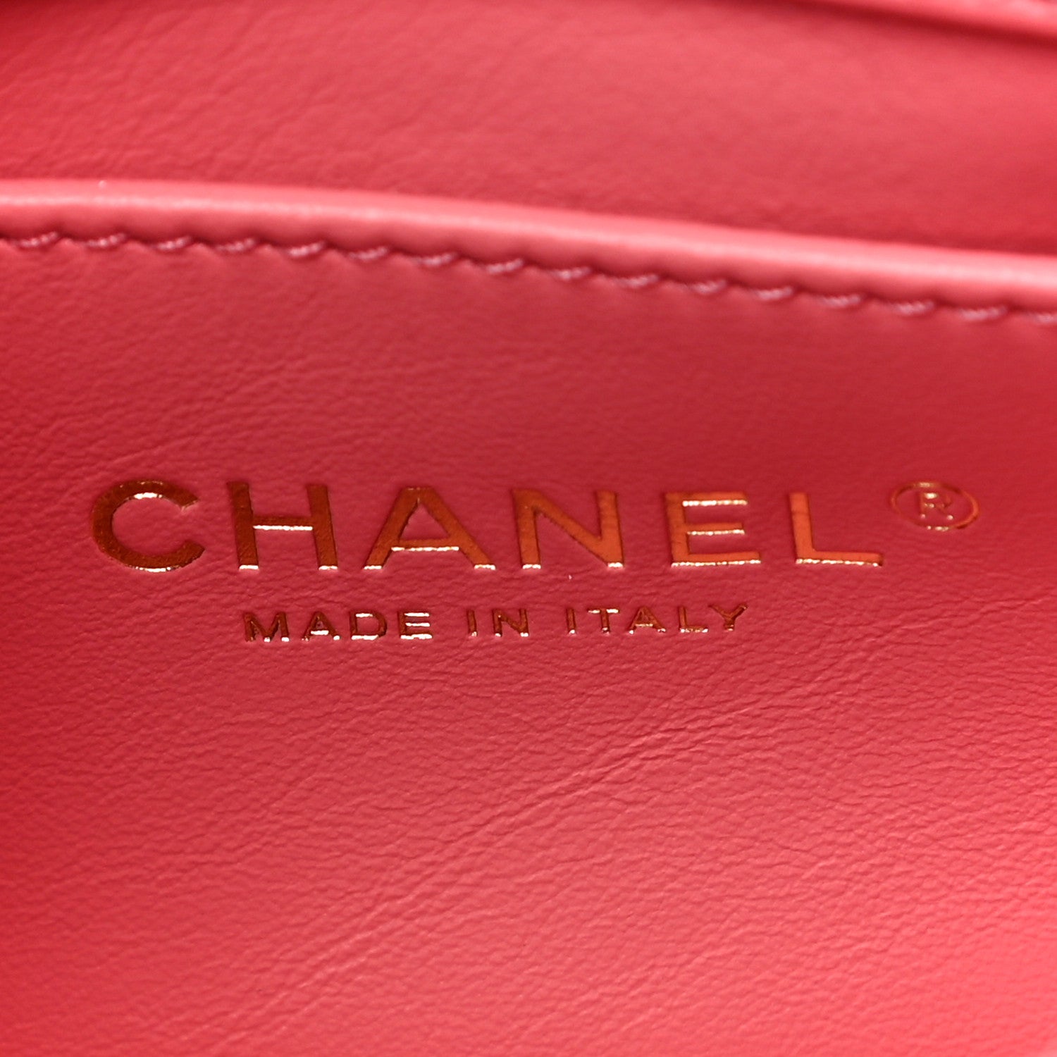 Chanel Lambskin Enamel Quilted Pending CC Mini Square Flap Pink 6 of 10