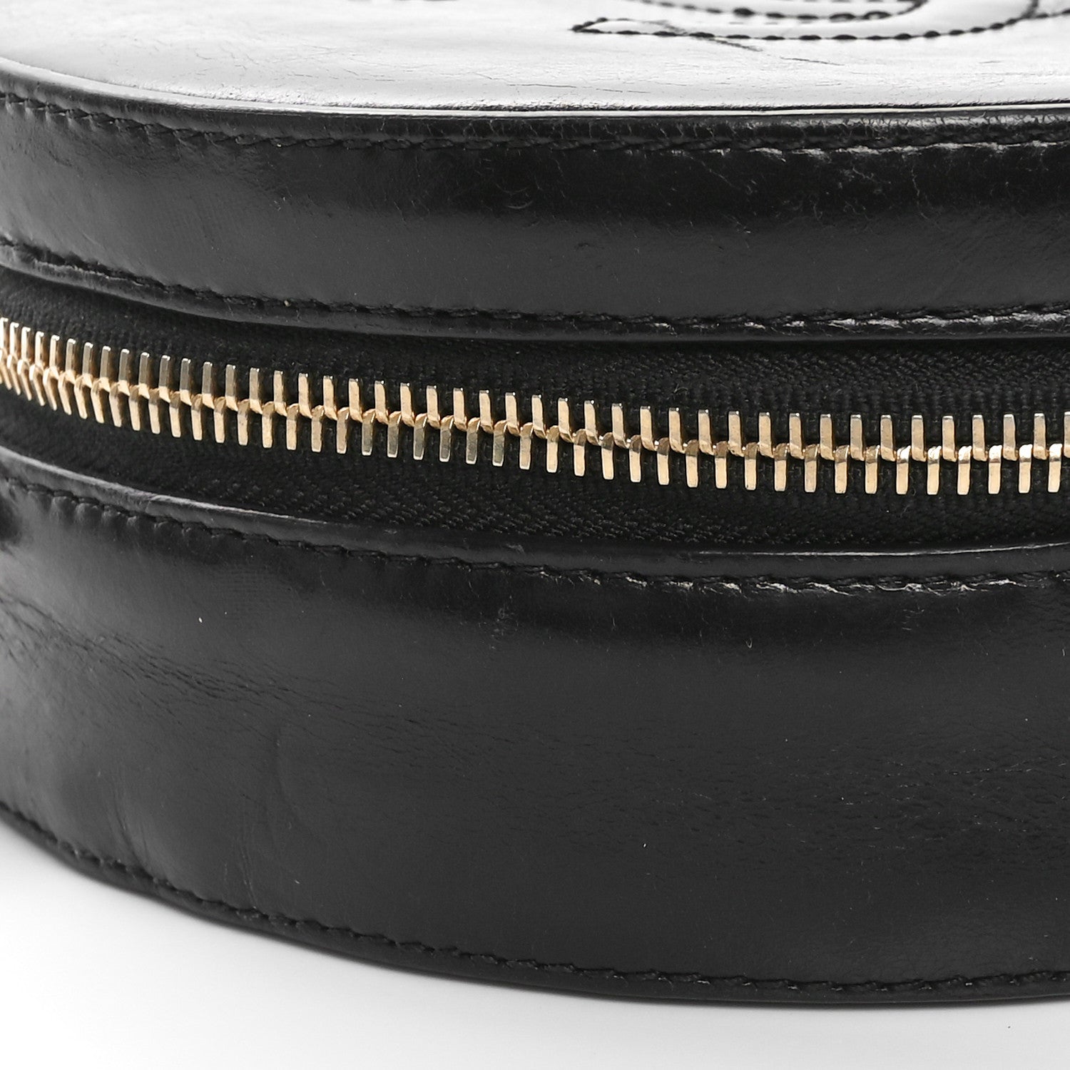 Chanel Glazed Calfskin Round As Earth Evening Bag Black 9 of 10