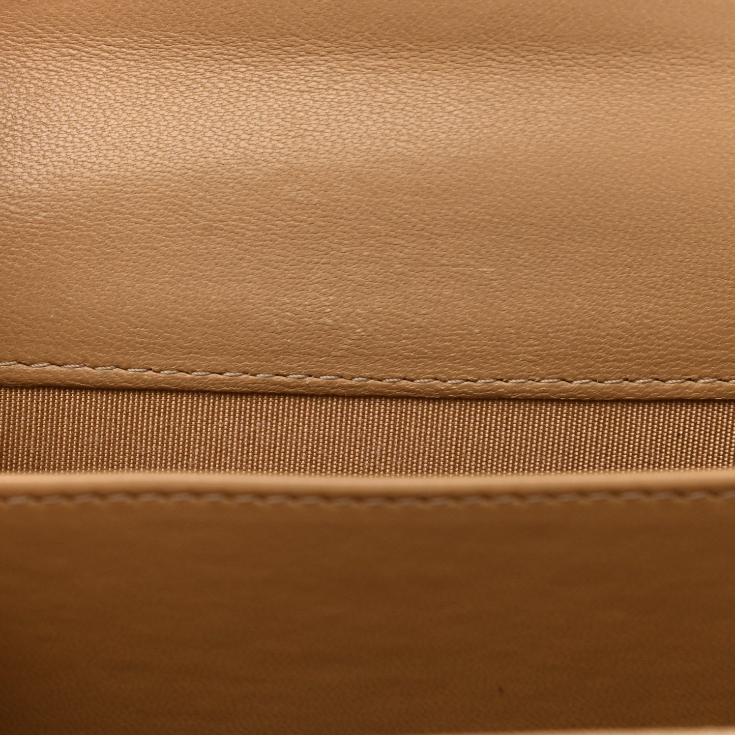 Metallic Calfskin Quilted Medium CC Chic Flap Wallet Gold