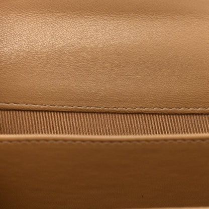 Chanel Metallic Calfskin Quilted Medium CC Chic Flap Wallet Gold 14 of 14