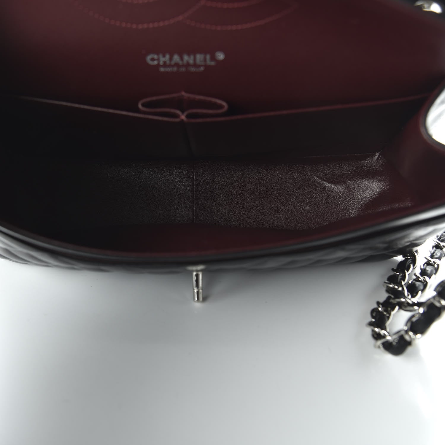 Chanel Lambskin Quilted Jumbo Double Flap Black 5 of 12