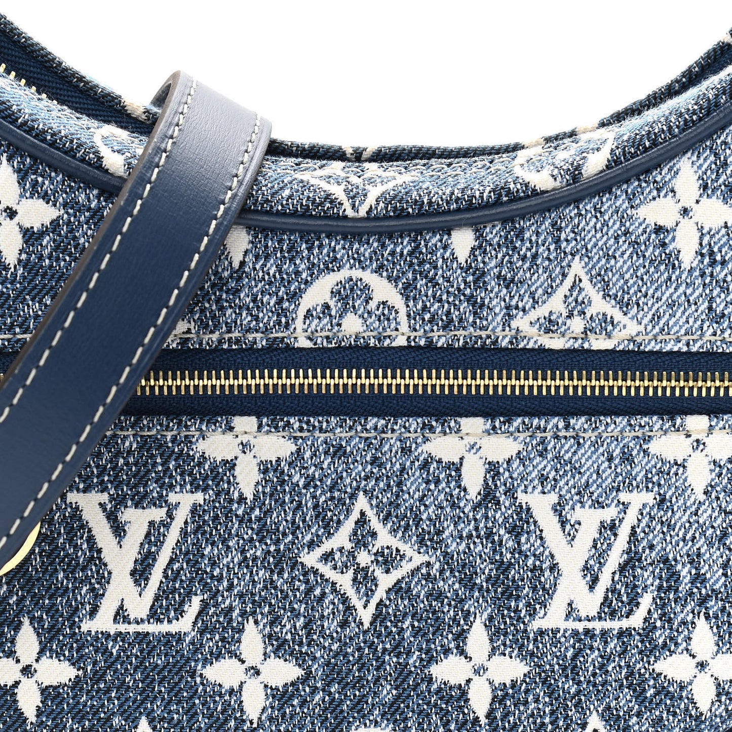 Monogram Jacquard Denim Loop Bleu