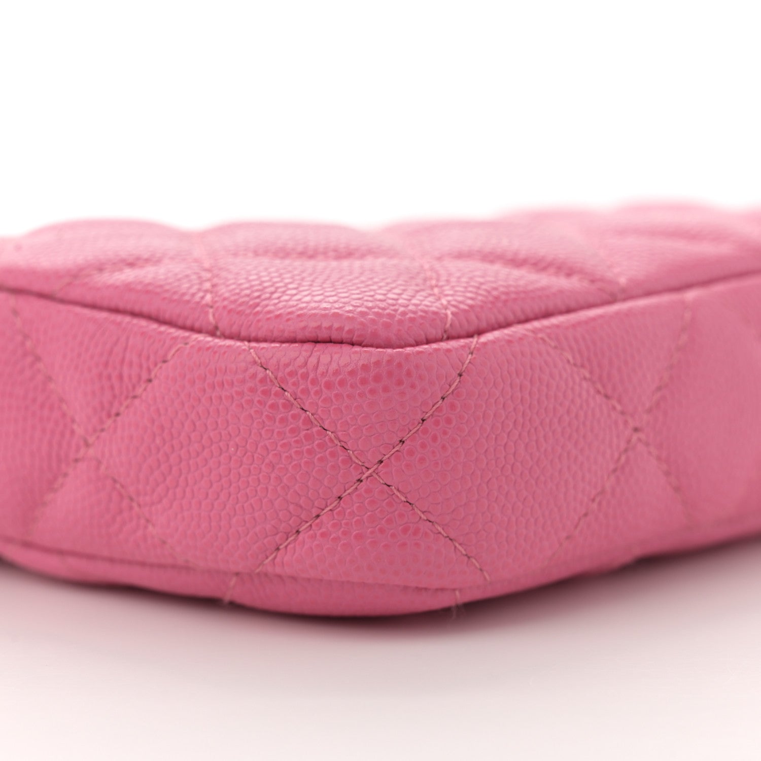 Chanel Caviar Quilted Small Clutch With Chain Pink 10 of 11