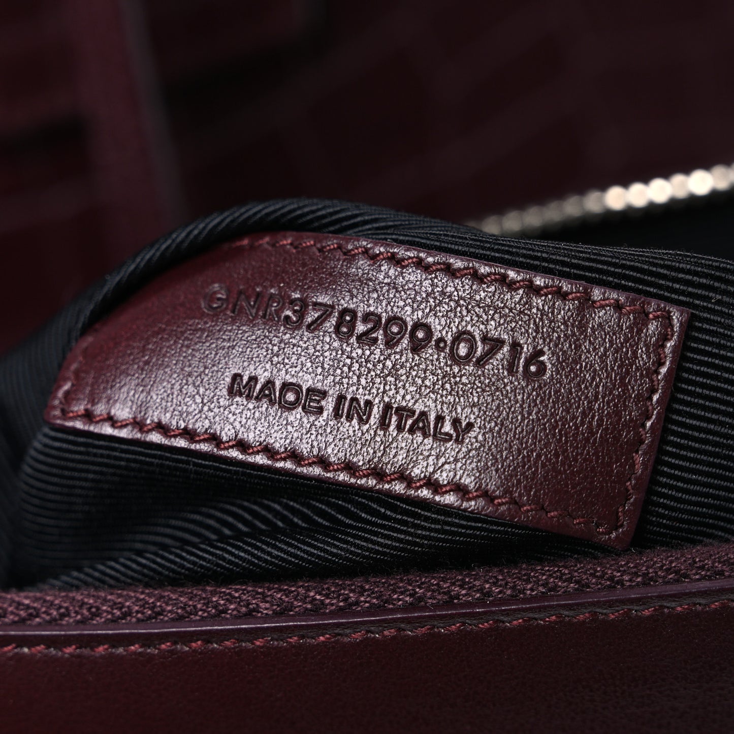 Calfskin Crocodile Embossed Small Sac de Jour Amaranto