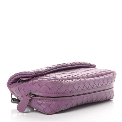 Bottega Veneta Nappa Intrecciato Mini Chain Messenger Peony 4 of 11