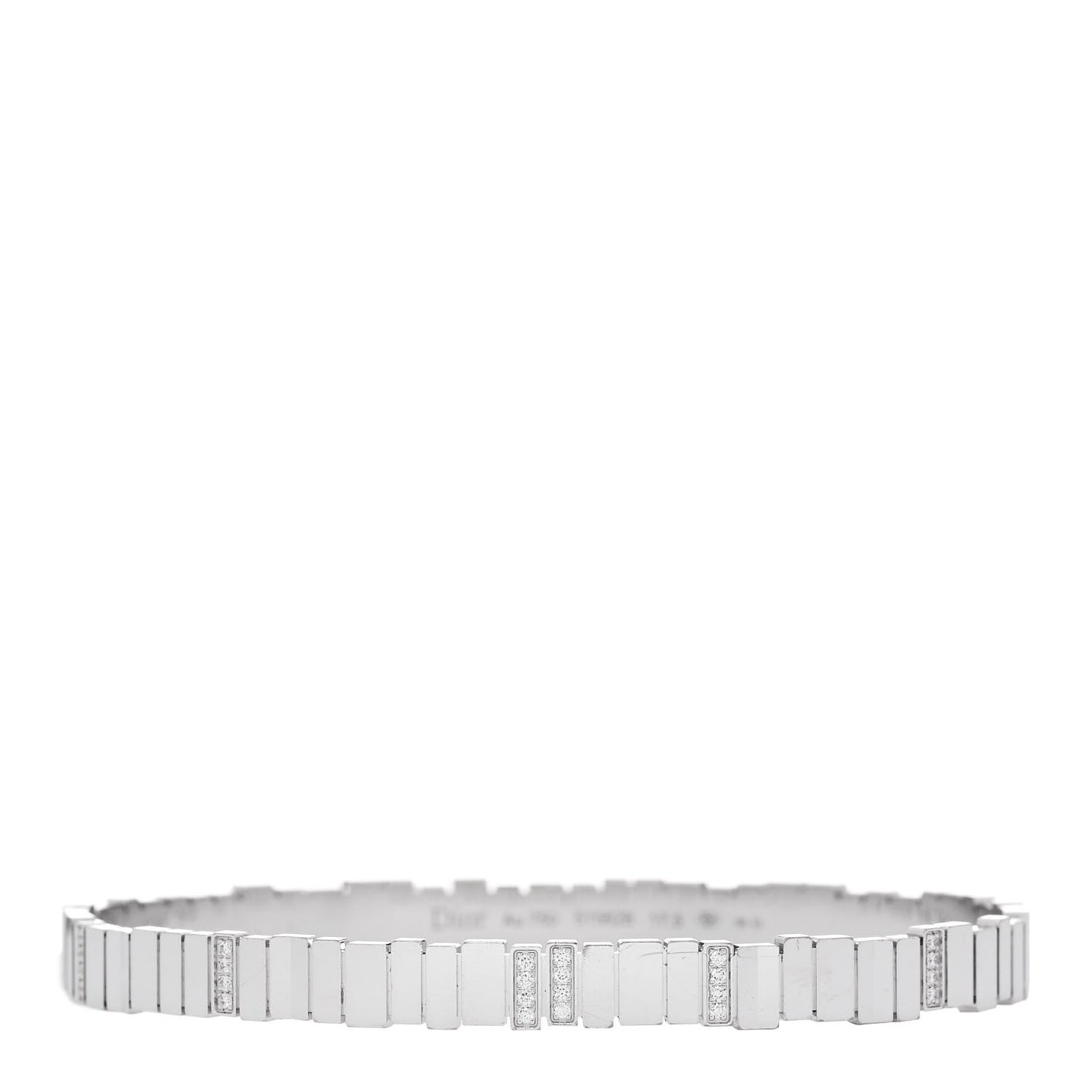 18K White Gold Diamond Gem Dior Bracelet