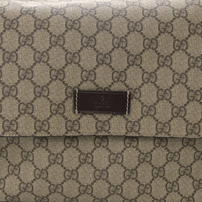 Gucci GG Plus Monogram Messenger Diaper Bag Dark Brown 9 of 12