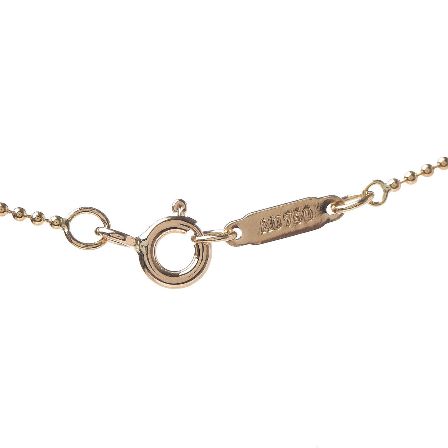 18K Yellow Gold Citrine Pendant Necklace