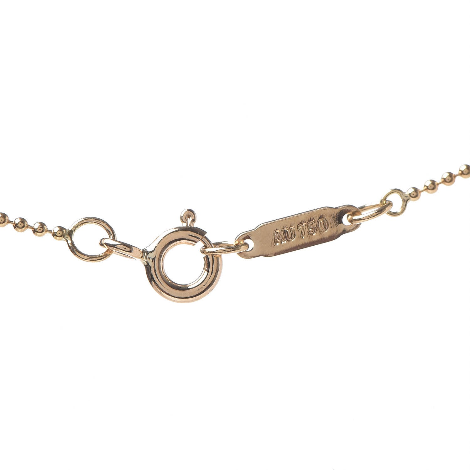Tiffany 18K Yellow Gold Citrine Pendant Necklace 5 of 5