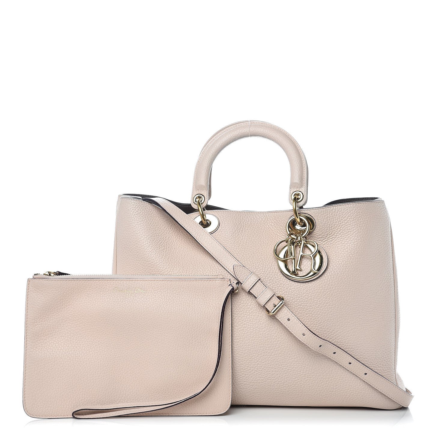 Bullcalf Large Diorissimo Tote Rose Poudre