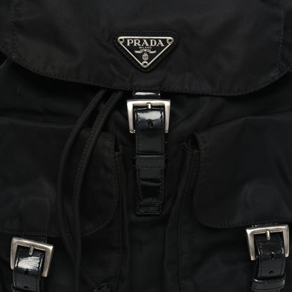Prada Nylon Vela Medium Backpack Black 7 of 11