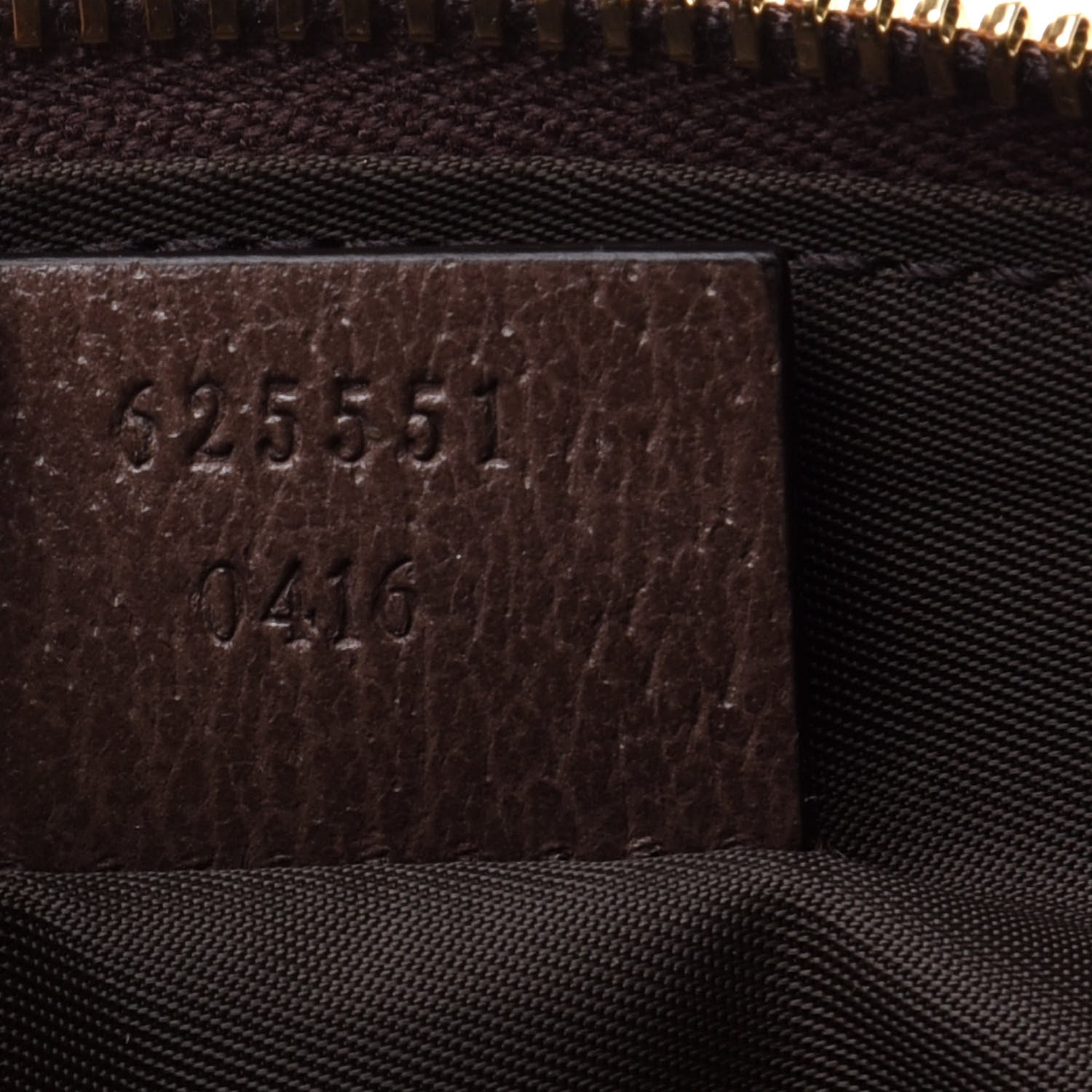 Gucci GG Supreme Monogram Textured Calfskin Web Large Ophidia Cosmetic Case Beige Ebony New Acero 7 of 10