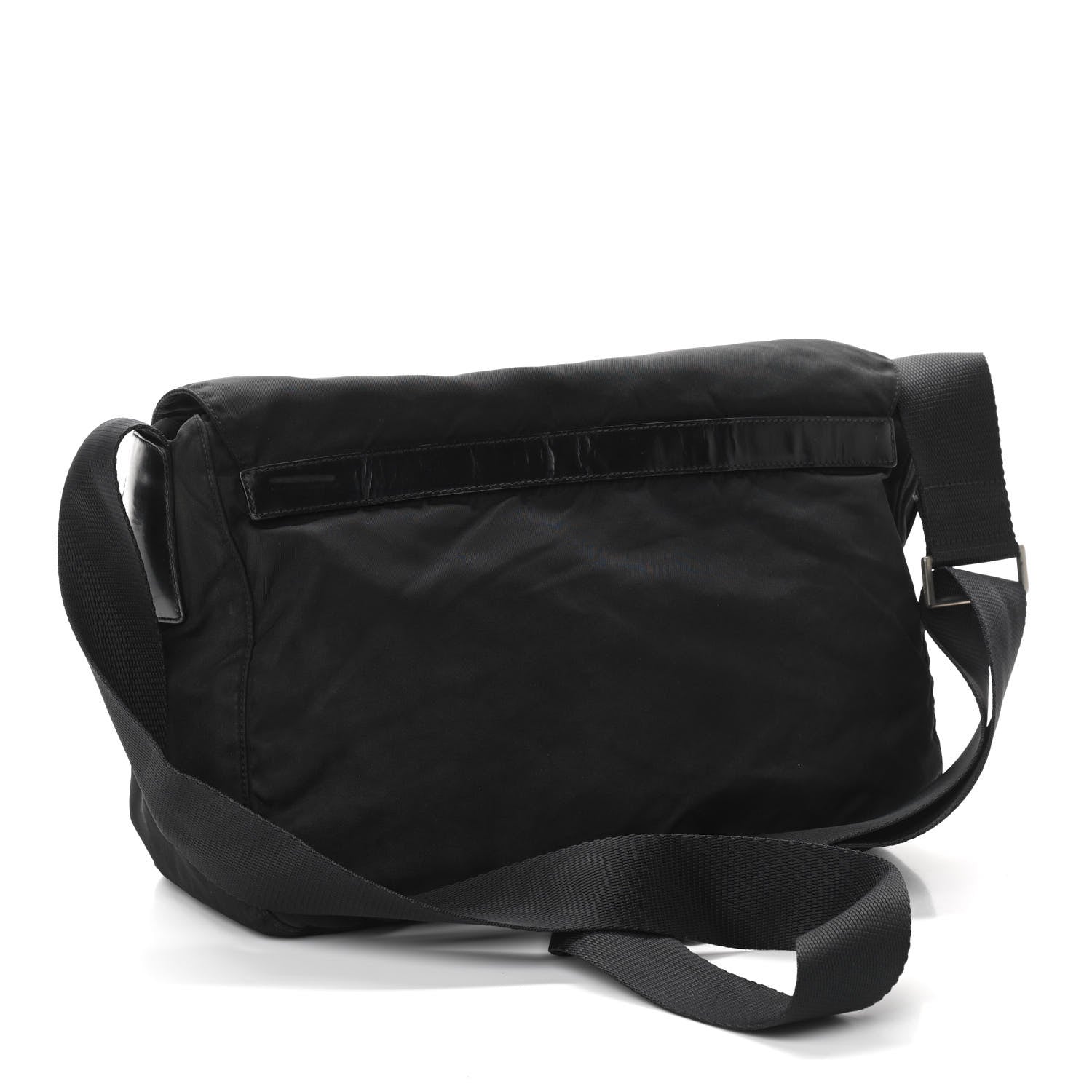 Prada Nylon Vela Messenger Bag Black 2 of 10