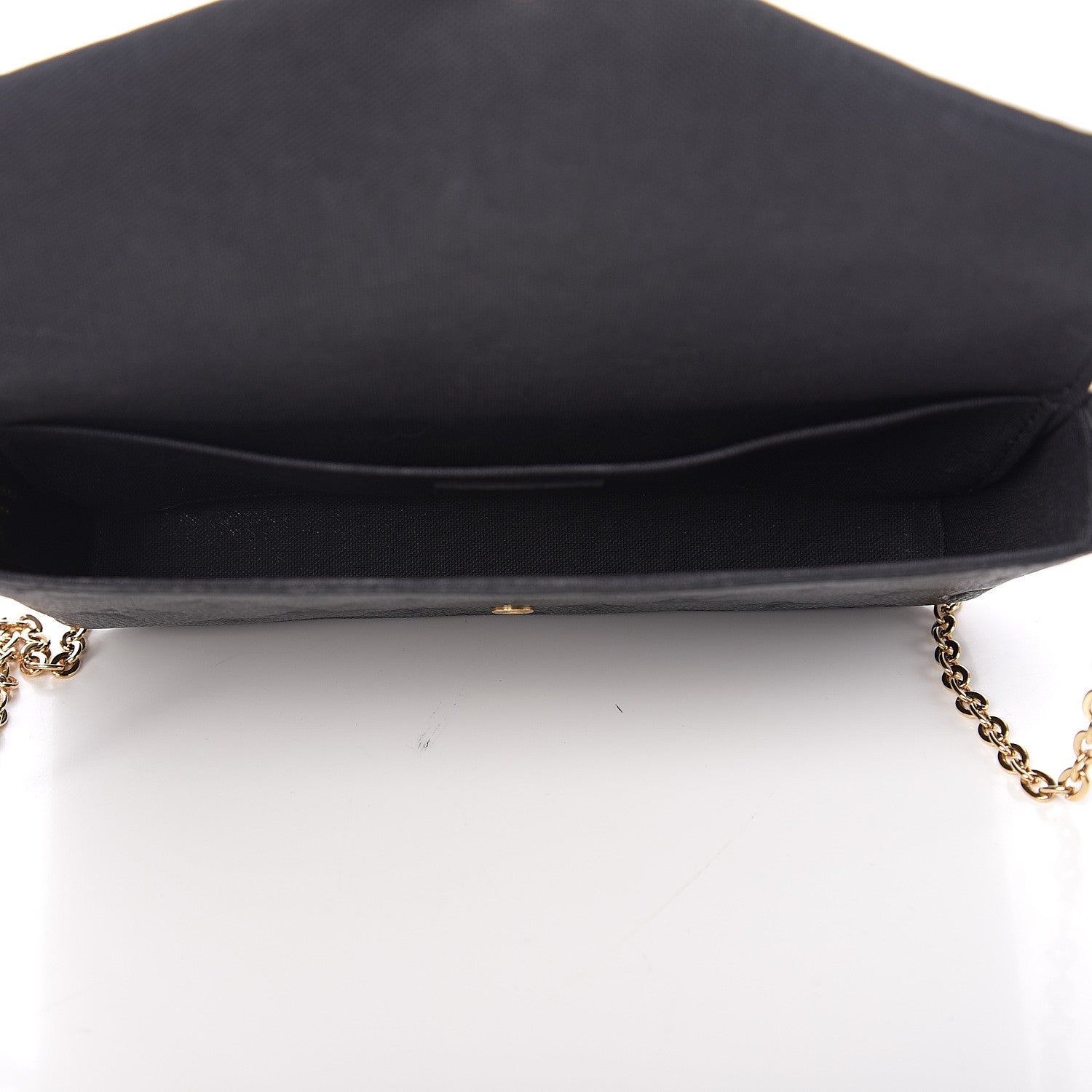 Louis Vuitton Empreinte Pochette Felicie Chain Wallet Black 5 of 10