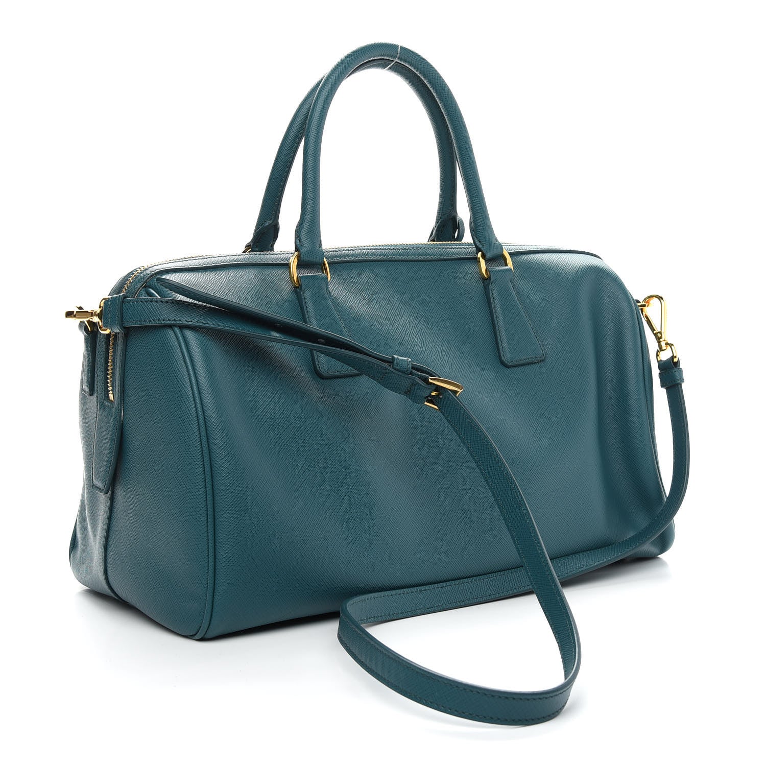 Prada Saffiano Lux Bowler Ottanio 3 of 8
