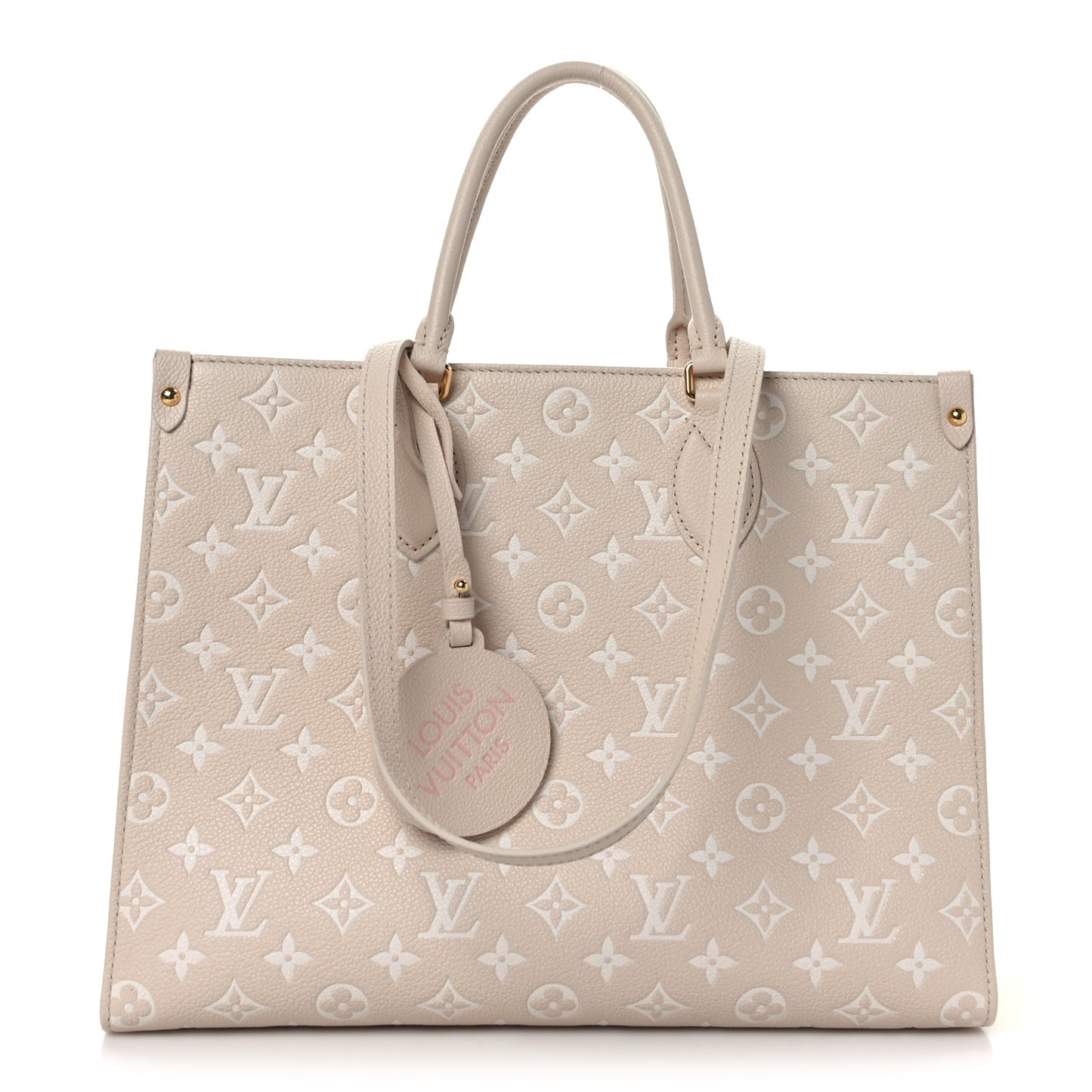 Empreinte Monogram Spring In The City Onthego MM Beige Pink Yellow