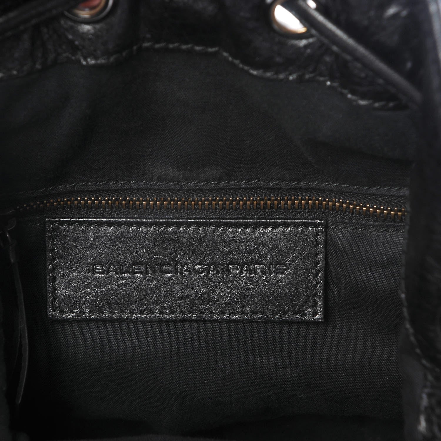 Balenciaga Agneau Classic Hardware Mini Pompon Black 6 of 7