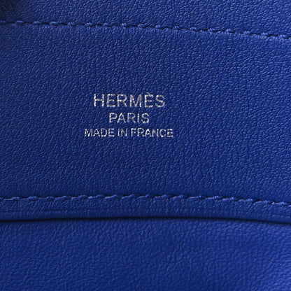 Hermes Milo Lambskin Swift Mini Aline Bleu Electrique 6 of 9