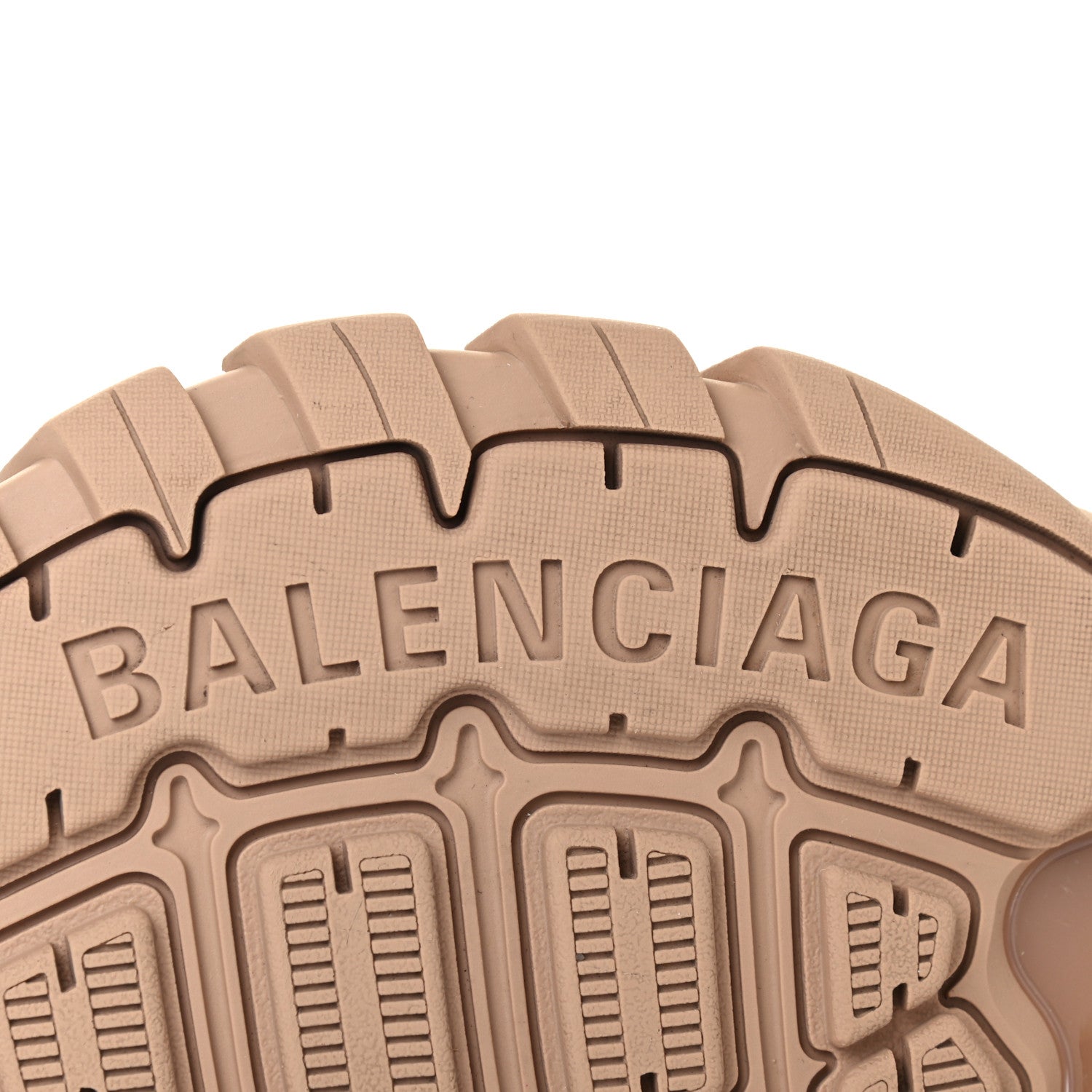 Balenciaga Neoprene Rubber Womens Track Sandals 39 Full Beige 6 of 8