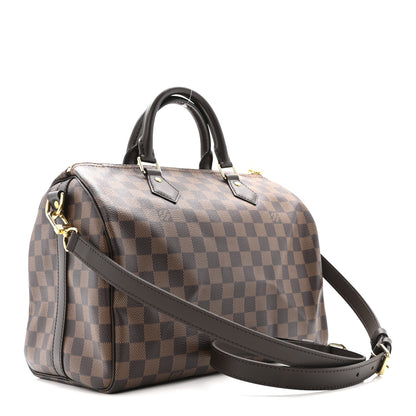 Louis Vuitton Damier Ebene Speedy Bandouliere 30 3 of 12