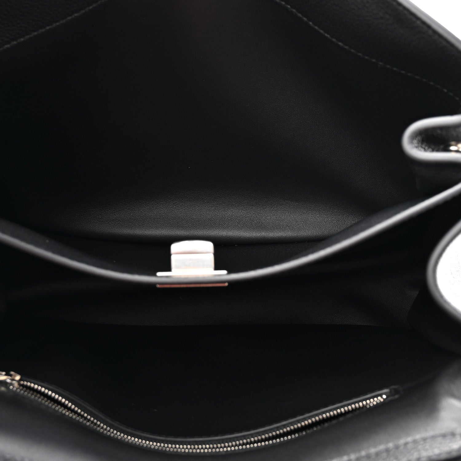 Balenciaga Grained Calfskin Small Rodeo Top Handle Handbag Black 5 of 10