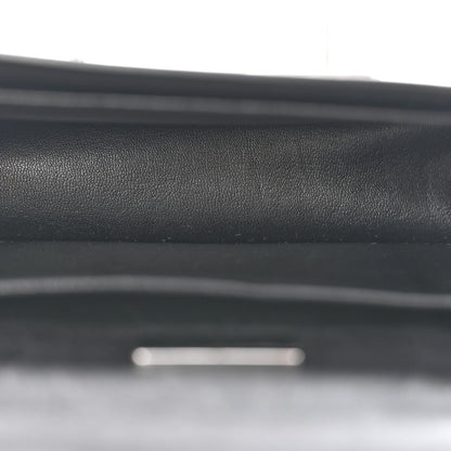 Prada Metallic Vitello Saffiano Cahier Bag Ibisco Black 5 of 13