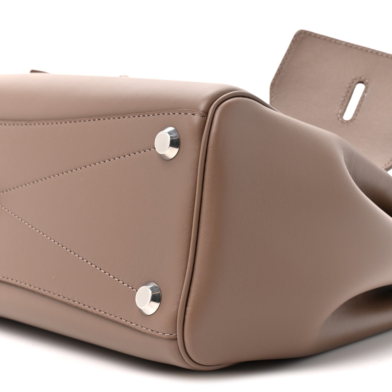 Balenciaga Smooth Calfskin Small Bel Air Carry All Bag Taupe 7 of 8