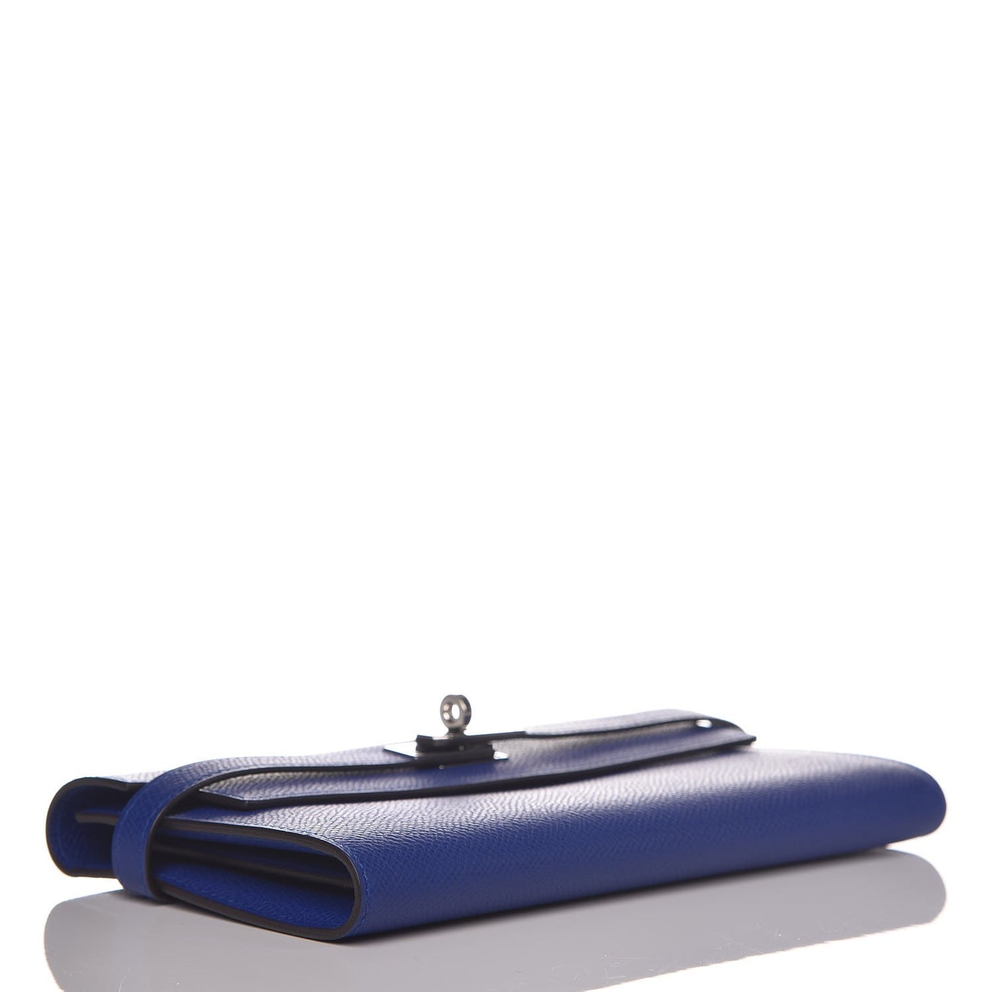 Epsom Kelly Longue Wallet Bleu Electrique