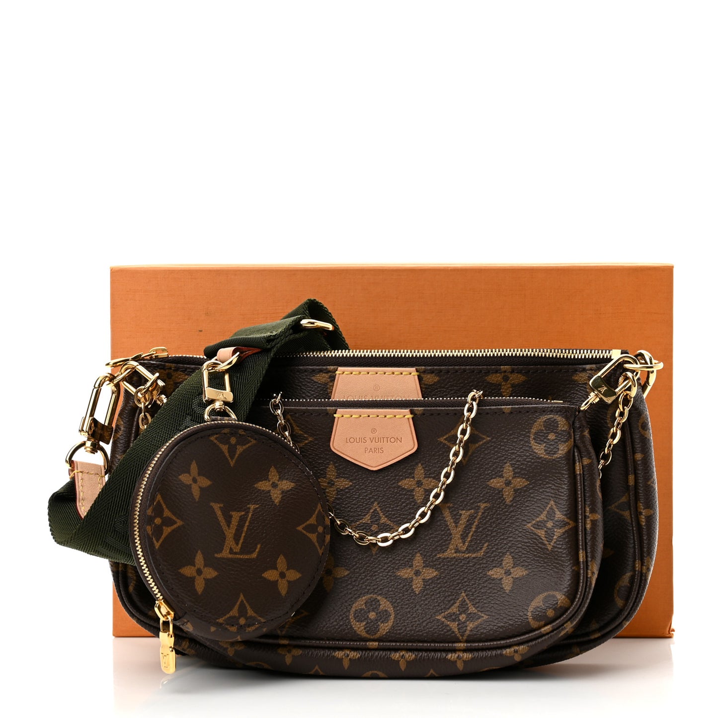 Monogram Multi Pochette Accessories Kaki