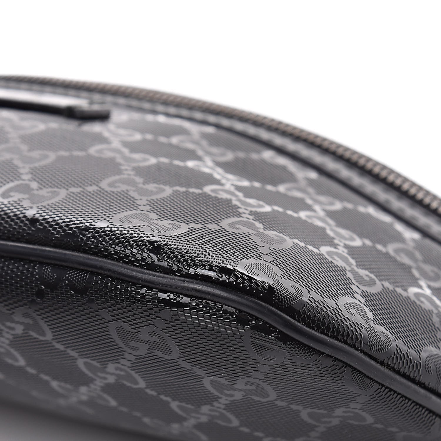 Gucci Imprime Monogram Belt Bag Black 9 of 10