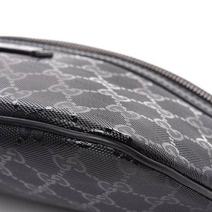 Gucci Imprime Monogram Belt Bag Black 9 of 10