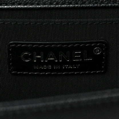 Chanel Caviar Quilted Medium Boy Flap Black 6 of 8